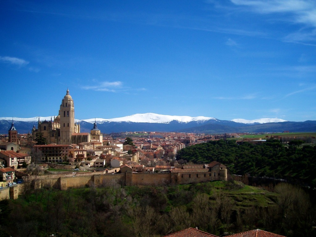 Segovia - uitzicht vanaf Alcazar reistips spanje