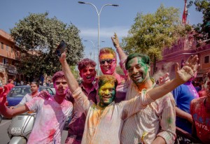 Holi festival Jaipur India 2016