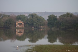 Jachthuis van de koning in Ranthambhore
